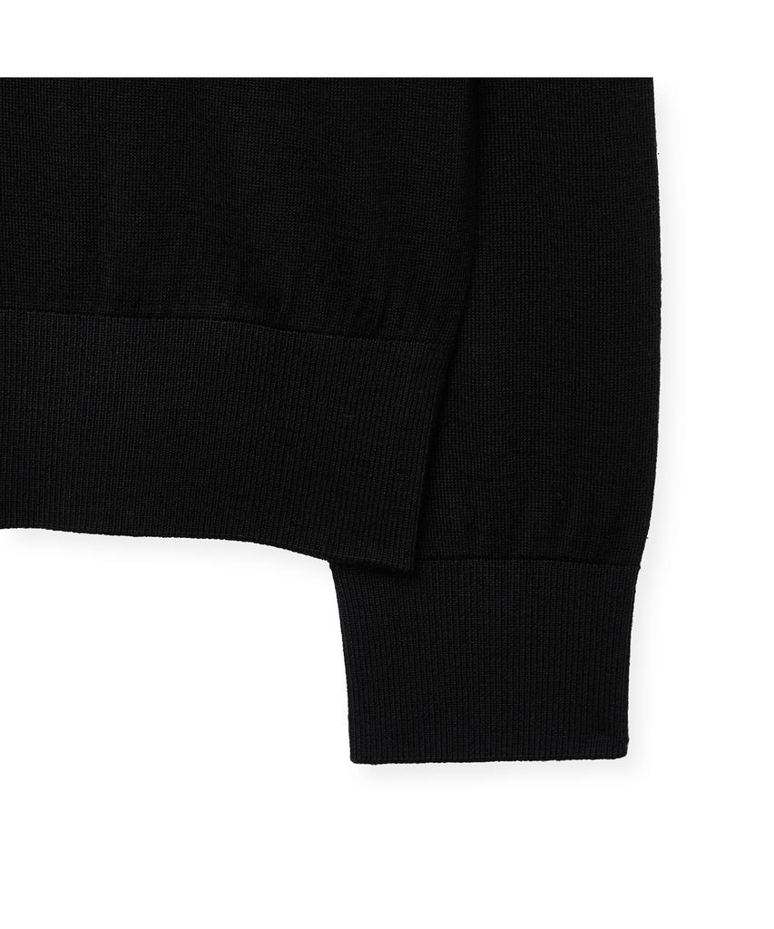 Iolo Royal V-Neck Cardigan_Black