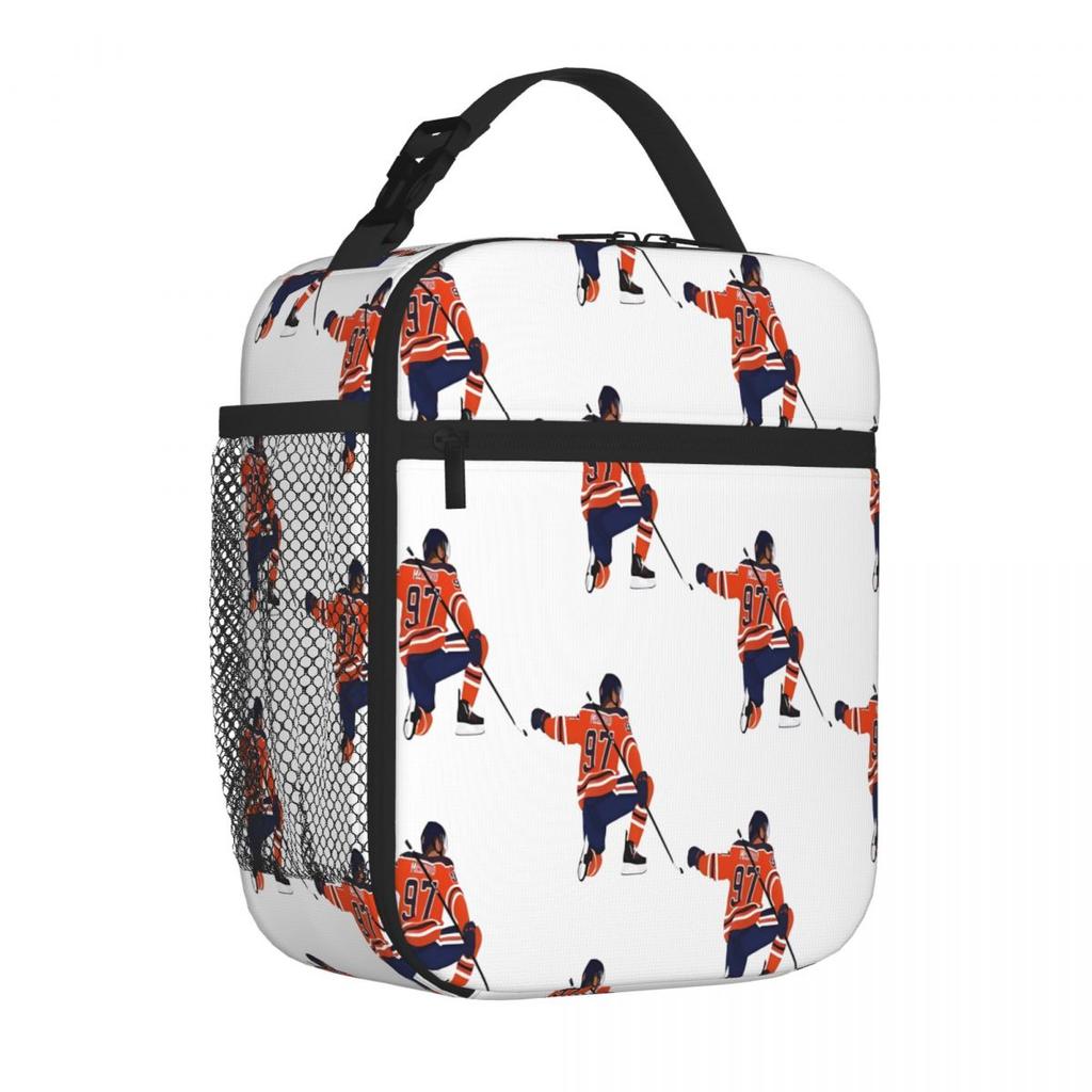Bestselling Connor McDavid Double Deck Insulated Tote Car Travel Foldable Lunch Bag