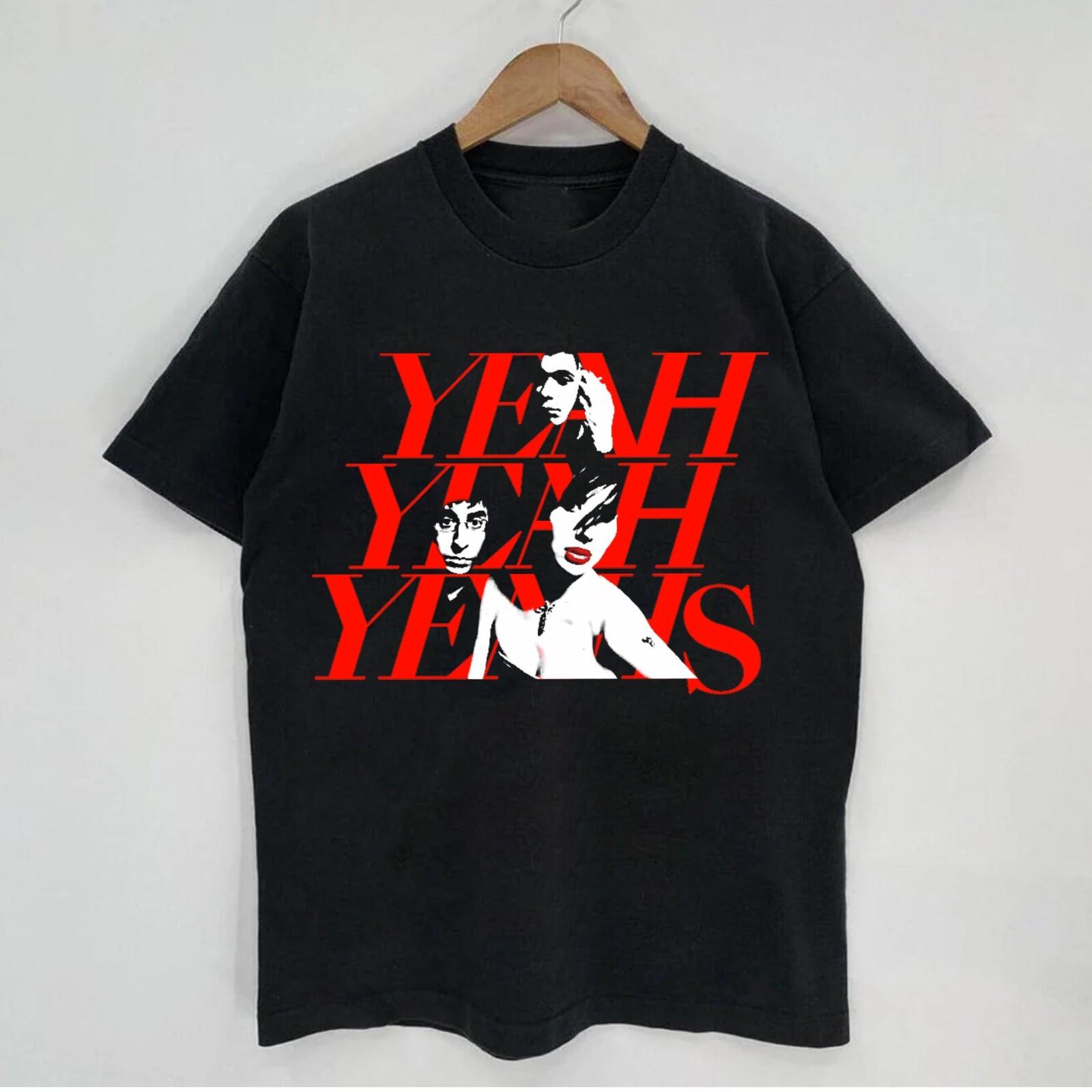 New Rare Yeah Yeah Yeahs Band Shirt Gift Family Black S-235XL T-Shirt XXXL