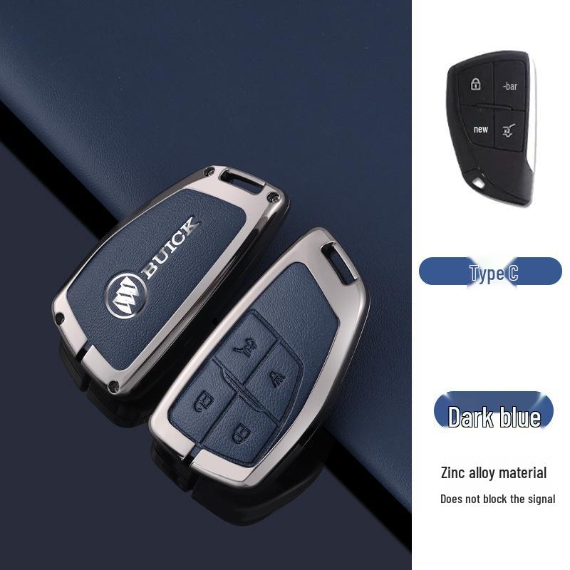

Чехол для ключа автомобиля Buick: Подходит для 23 моделей, включая Excelle, Regal, GL8, Envision, LaCrosse - Премиальная сумка для ключей для мужчин