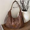 Mode Retro Rucksack Damen 2025 neu große Kapazität Leopardenmuster Tragetasche Pendler Umhängetasche für die Arbeit