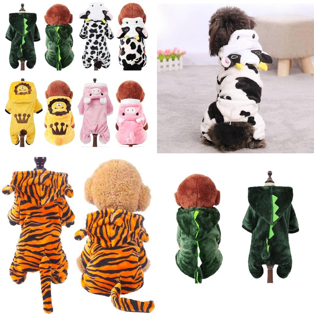 Gemütliche Korallenfleece Haustier Hundekleidung Herbst Winter Dick Warm Teddy Corgi Französische Bulldogge Katze Outfit