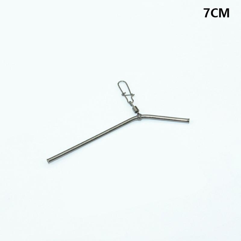 5Pcs Fishing Balance Connectors 5/7/9/12Cm Small Style Brass Tube Fishing Tackle Anti-Tangle Feeder Boom Fish Accessories