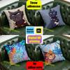 For Novel Series WWarriors Cats Throw Pillow Case Xcm Car Custom Square Pillowcase Pad Cushion Cover