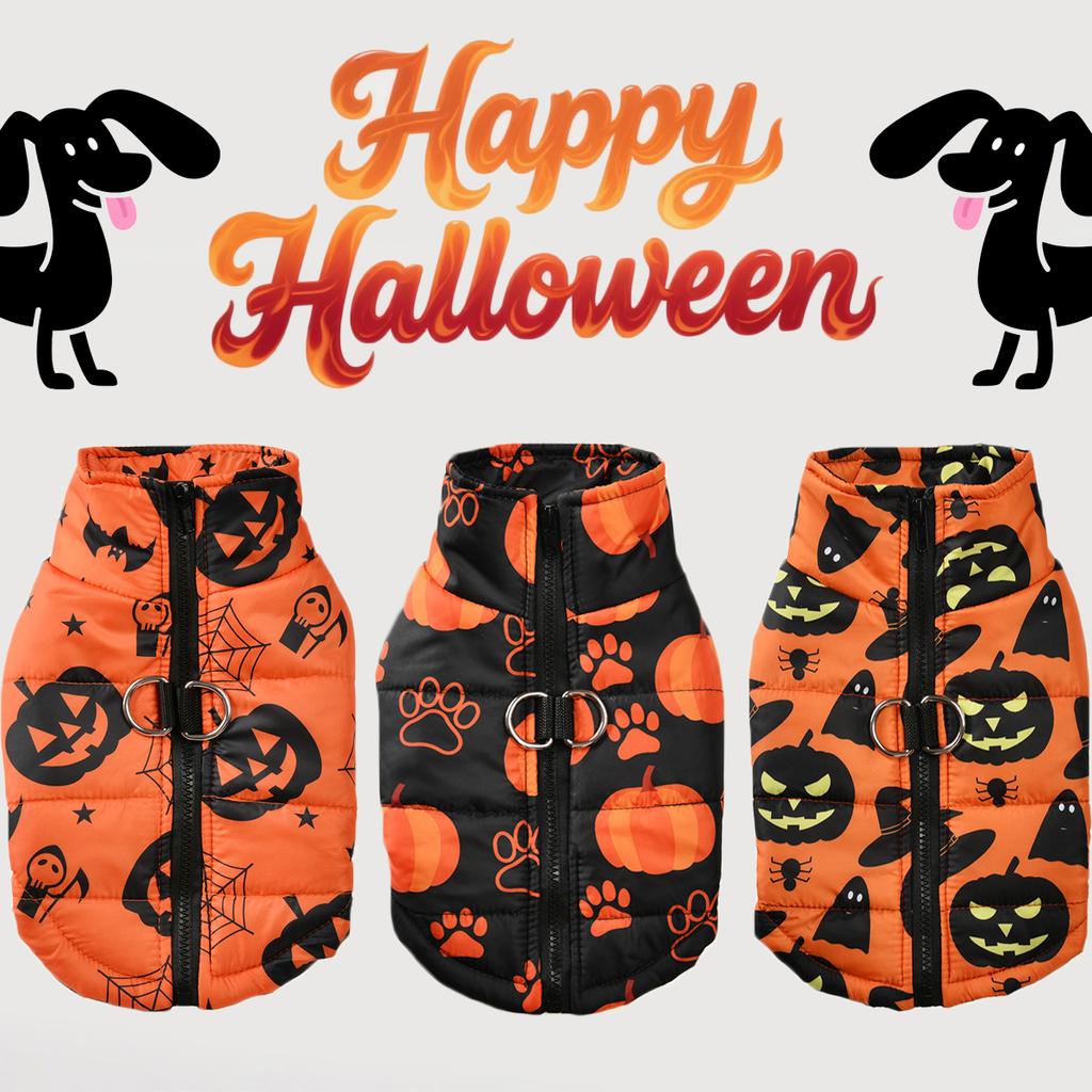 Halloween Hund Lustige Kleidung Haustier Kürbis Element Jacke Festival Cosplay Outfits für Kleine Mittlere Hunde Katzen Schnauzer Chihuahua