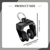 Ceiling Curtain Track Gliders Rail Pulleys,Reusable Smooth Glide Versatile Silent
