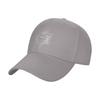 Fashion Seele White Logo Curved Brim Baseball Cap Everyday Outings Polo Cap