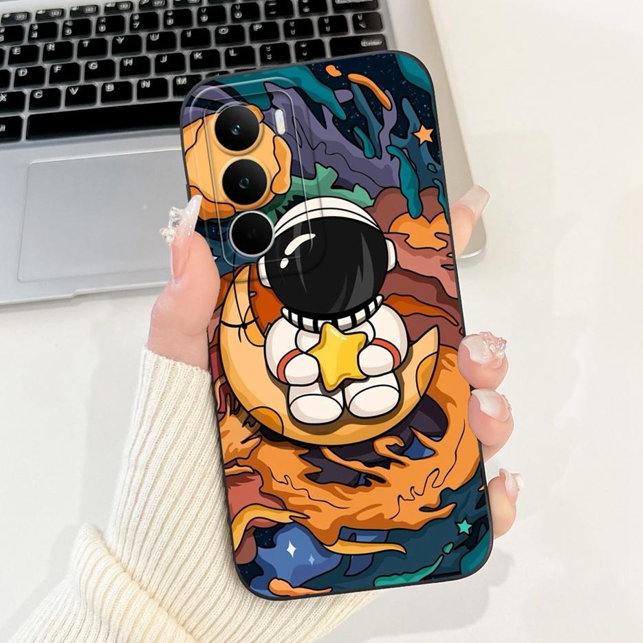 For Realme C75 Case RMX3941 Cute Cat Dinosaur Cartoon Cover Soft TPU Phone Case For Realme C71 C 75 RealmeC75 X C75X Fundas Bags