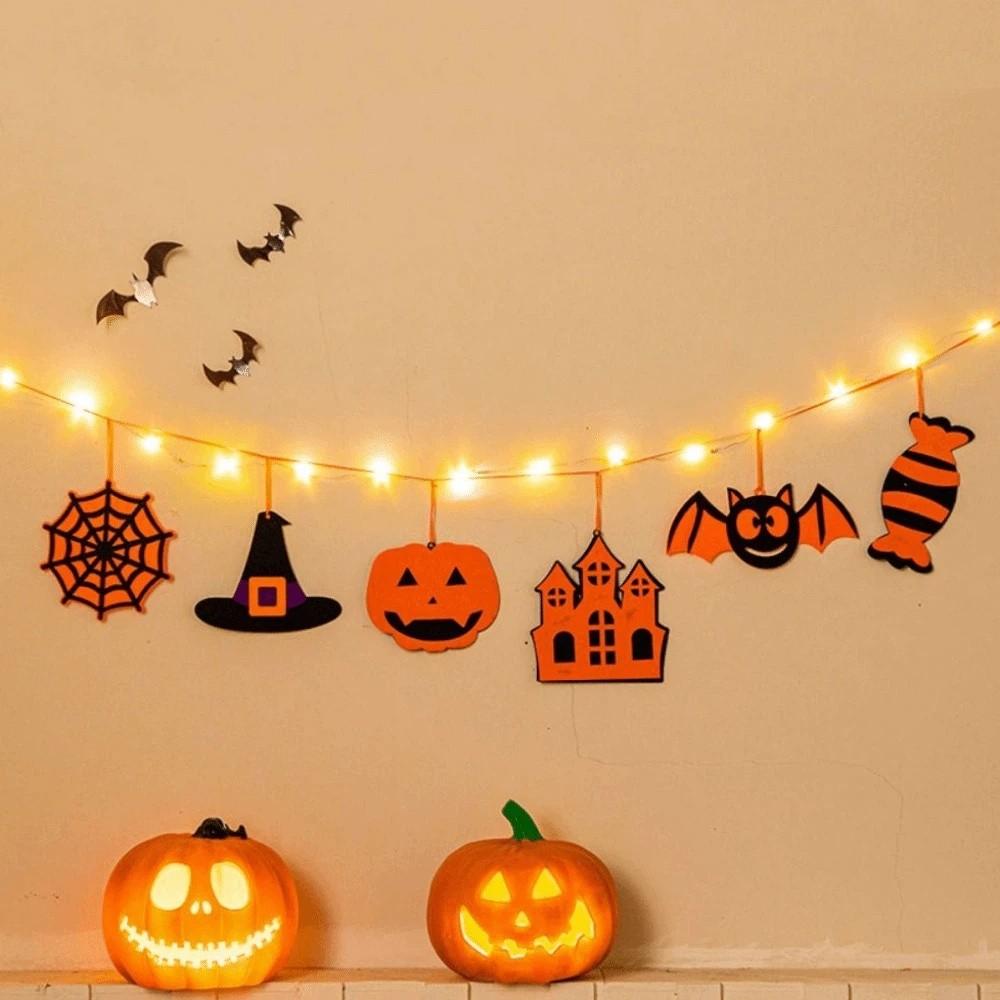 Creative Halloween Light-Up Banner DIY Halloween Decorations Haunted House Decor