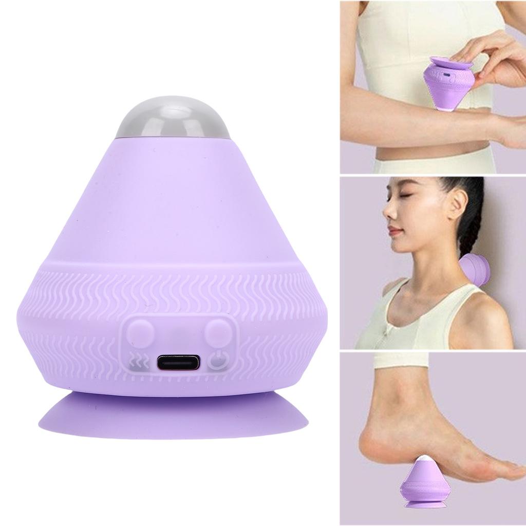 Montierbare Selbstmassage mit Saugfuß Myofasziale Release Massagekegel mit 2 Wärmestufen Tragbar für
