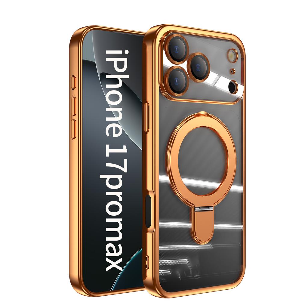 Applicable to iphone11ProMax mobile phone case Apple 11e fulcrum magnetic suction bracket 11 electroplated 11pro mobile phone case
