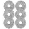 6pcs Soft Mop Cloths Reusable For Omni 2 C102CN Robot Vacuum Cleaner Replacement Home Floor Cleaning Strong Water Absorption