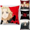 Tokyo Revengers Printed Throw Pillow Cover 18in Soft Cushion Case For Cozy Interiors