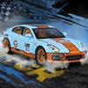 Giocattolo modello auto pressofuso in scala 1/24 Panamera, veicolo giocattolo da tirare indietro con suono e luce per bambini, ragazzi, ragazze, collezione regalo
