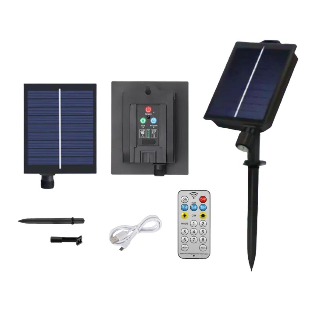24V Solar Charging Panel with Copper Wire, Outdoor Low Voltage Light, Portable Remote Control, USB Interface, Energy Storage, Photovoltaic Accessory.