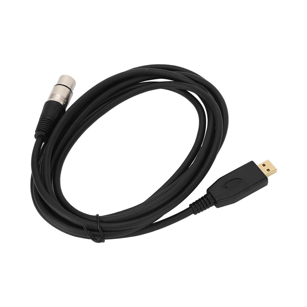 USB Microphone Cable USB to XLR Female Mic Link Converter Cable Microphone Adapter Cable