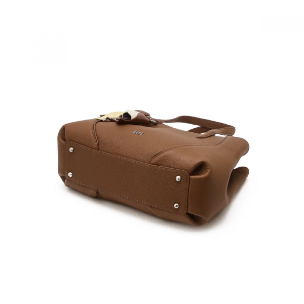 Daks M Brown Cowhide Flower charM Tote Bag Dcba6f563w2