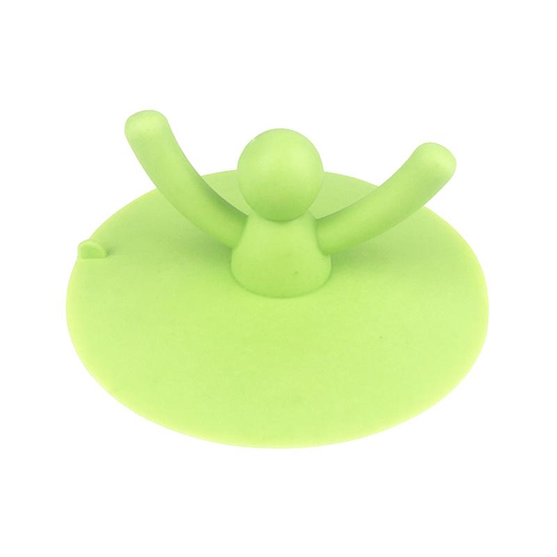 

Силиконовая водонепроницаемая заглушка для раковины, многофункциональная кухонная туалетная комната, ванная комната, душ, ванна, дренажный заглушка, инструмент, симпатичная раковина для воды зелёный