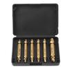 Damaged Screw Extractor Set Broken Stripped Remover Screws Removal Tool HSS Nuts   Drill Bit Tools