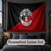 Custom Name Text Tapestry,Manchester United Decorative Wall Hanging, Background Tapestry For Home Bedroom