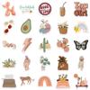 50 Small Fresh Boho Graffiti Stickers Trolley Case Guitar Scooter Water Cup Waterproof Stickers