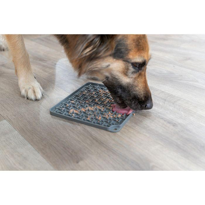 Assiette À Lécher Lick'n'Snack 20 X 20 Cm Gris Pour Chien - Trixie