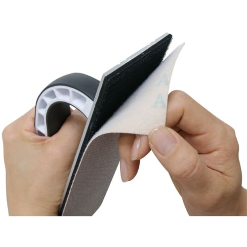 SK11 Hand Sander Durable Aluminum Plate with Cushion HS-240AC Velcro Type