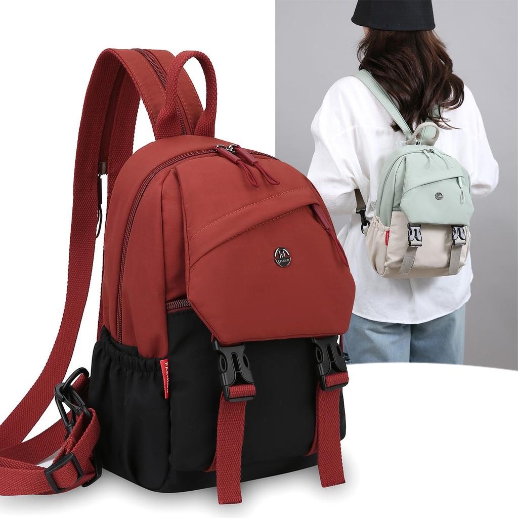 Women's bag outdoor new women's summer solid color sunscreen cap UV protection Norden hiking backpack