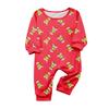 Print Cute Family Set Pajamas, Home Clothes, Family Set Long Sleeve Top Pants Set