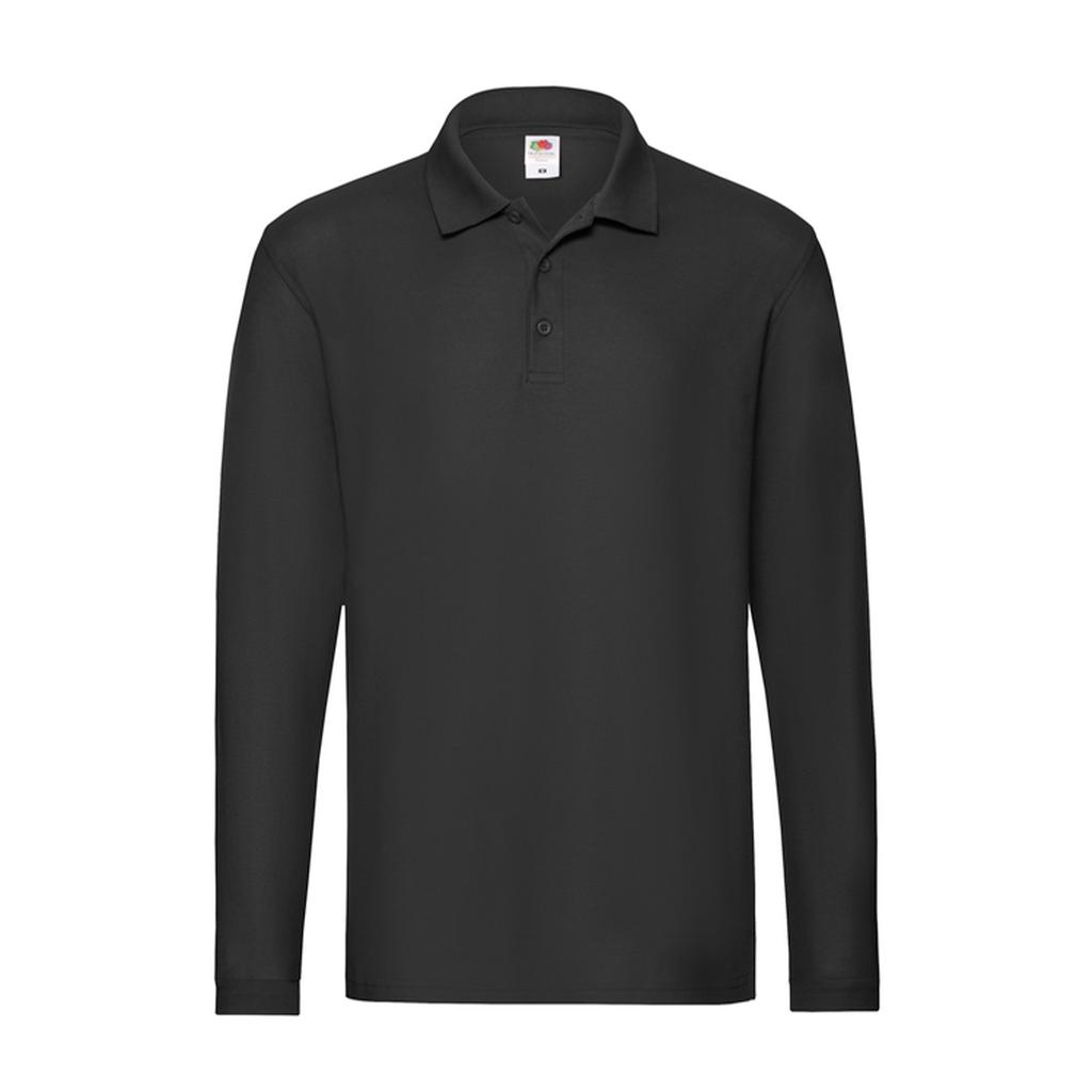 Fruit of the Loom Mens Premium Long-Sleeved Polo Shirt