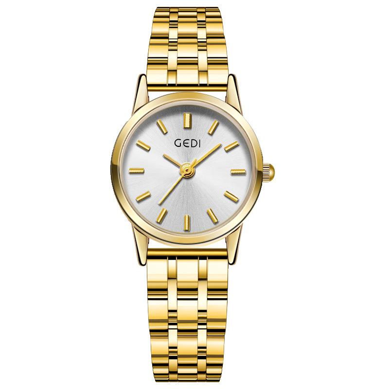 Watch Simple Temperament Steel Belt Watch Waterproof Exquisite Fashion Wind Ladies Quartz Watch