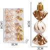 Christmas Decorations, Mini Round Candies, Christmas Tree Ornaments, Electroplated Plastic, Painted Balls, Candy Pendants, Props