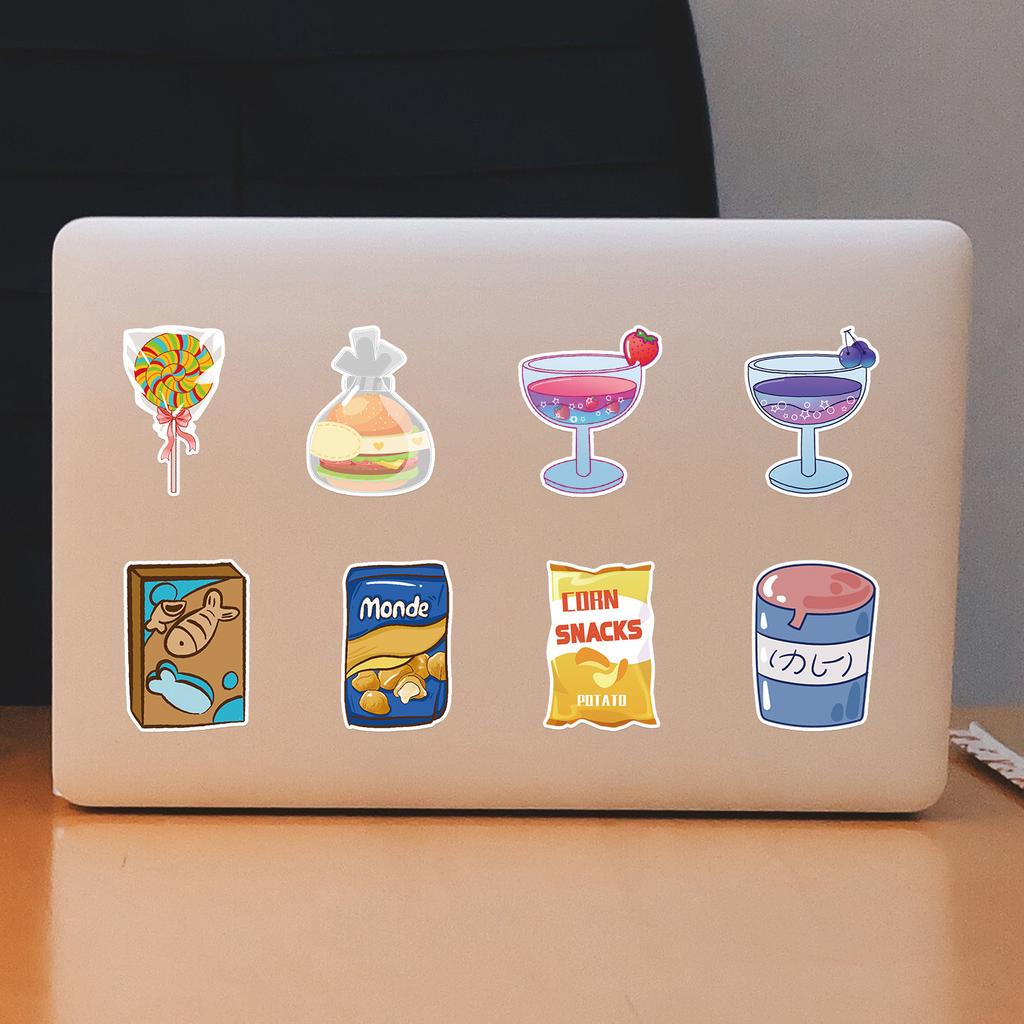 50 Casual Little Zero Graffiti Stickers Computer Guitar Mobile Phone Decoration Stickers Waterproof Creative Children's Cartoon Stickers