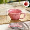 Pink Ceramic Flower Plate Dining Plates Decorative Bowl Dessert Plate Soup Bowls Water Cup Serving Plates Fruit Bowl Snack Bowls