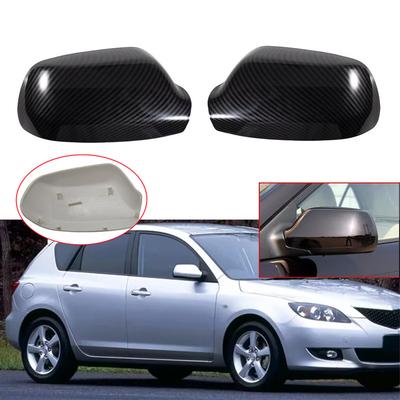 For Mazda 2 3 6 2003-2008 Car Replacement Rearview Door Side Mirror Cover Wing Cap Exterior Housing Shell Trim Accessories