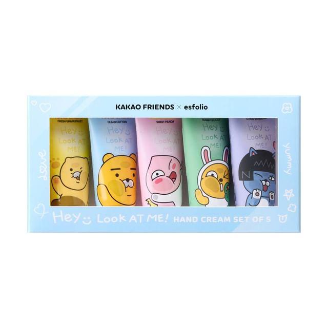 Esfolio Набор кремов для рук Look At Me, издание KAKAO FRIENDS 5 pcs