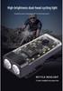 2024 USB Rechargeable High-Brightness Mountain Bike Headlight for Night Riding