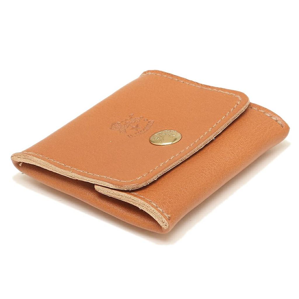 IL BISONTE Coin Case, Brown, Men's and Women's, SCP020 PV0005 CA101B [Used]