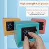 Mini Bank Money Box Retro Atm Rotating Password Cash Coins Saving Box Bank Safe Box Automatic Deposit Banknote Christmas Gift