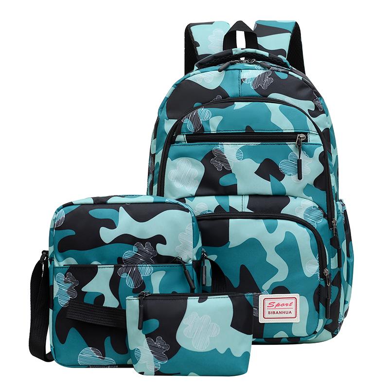 High Quality Backpack 3pcs/set Male Backpacks High School Bags For Women Shoulder Student Travel Bag Large Capacity Computer Bag