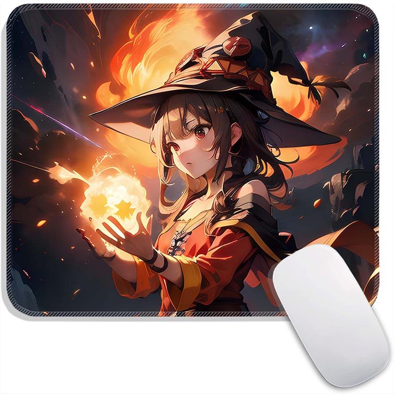 Kono Suba Standard  Anime Mouse Pad Small Gaming Mousepad Gamer Accessories Travel MousePads PC Non-Slip Office Mousemat