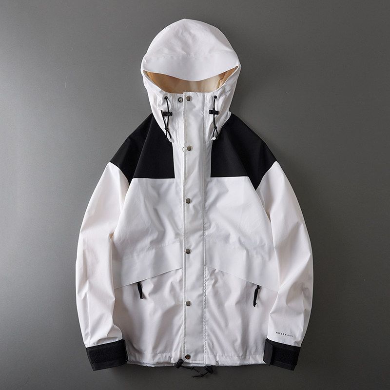 Jacket Outerwear Men's Fashion Brand High Street Windproof Waterproof Trench coat Foreign Trade Men's American Functional Mountain Cargo Jacket