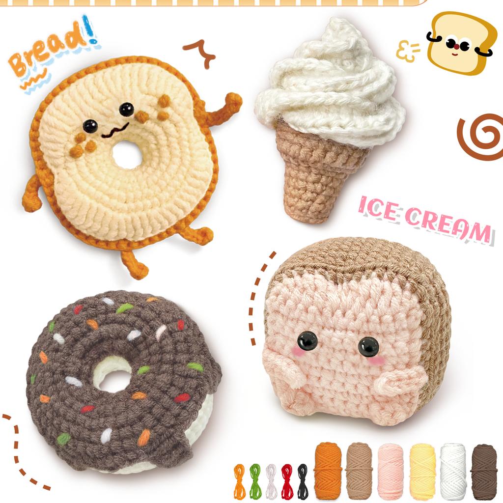 Kit da uncinetto Animal sery per principianti Set iniziale all'uncinetto, Kit da uncinetto fai-da-te per principianti, Kit per uncinetto e maglia passo dopo passo