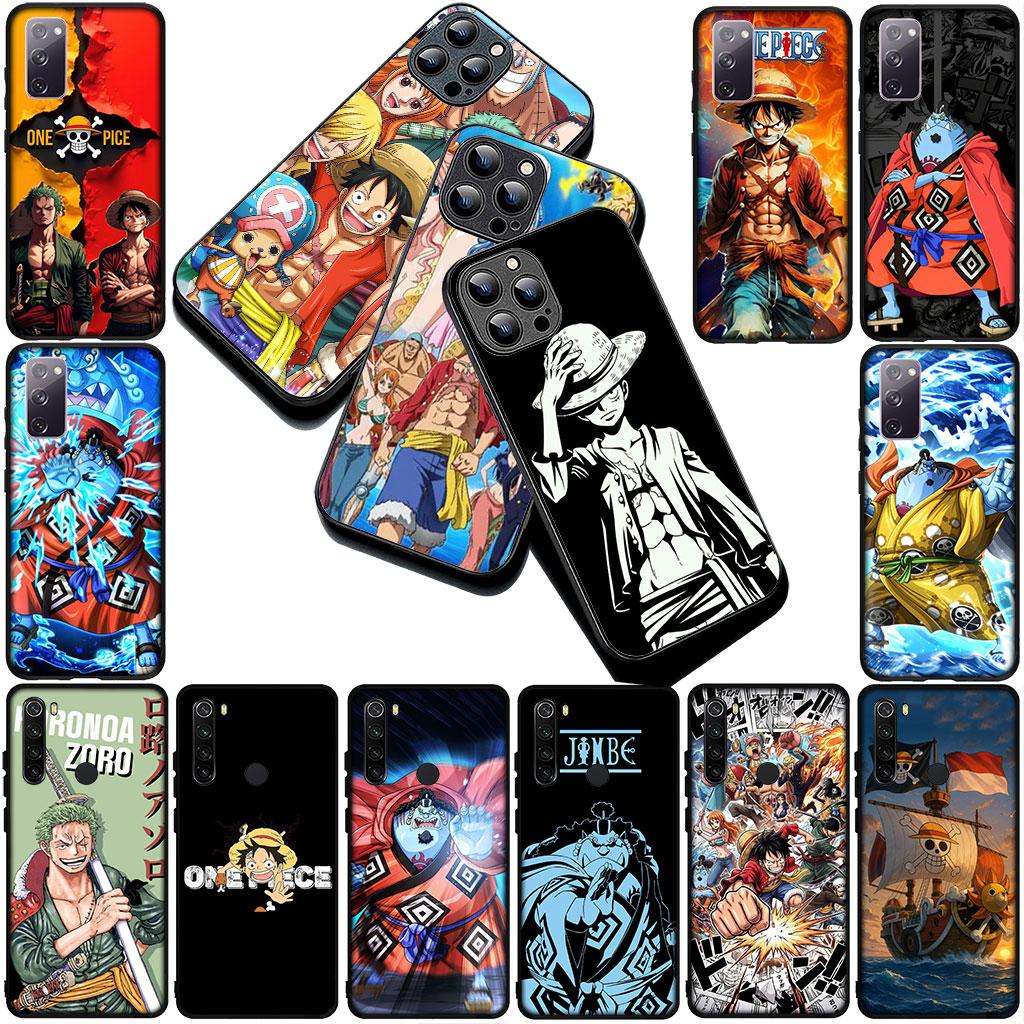 Phone Cover for Motorola Moto G86 G57 E14 E15 G14 G34 G35 G84 G24 A54 G15 Power E22 Case Jinbe One Pieces Luffy Roronoa Zoro