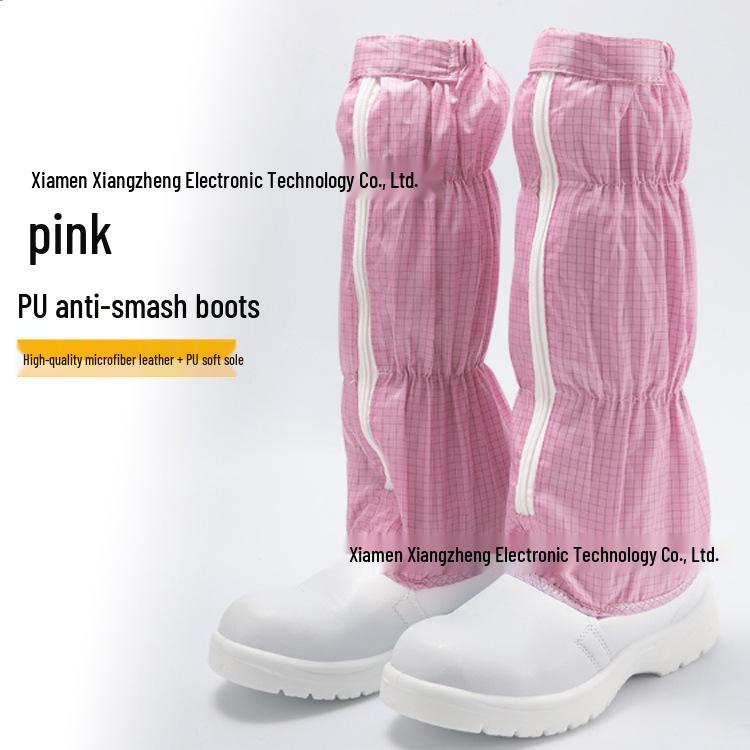 Pegasus Anti-Smash Safety Shoes, Navy Blue Mesh, Cleanroom Dust-Free, Steel Toe, Anti-Slip.