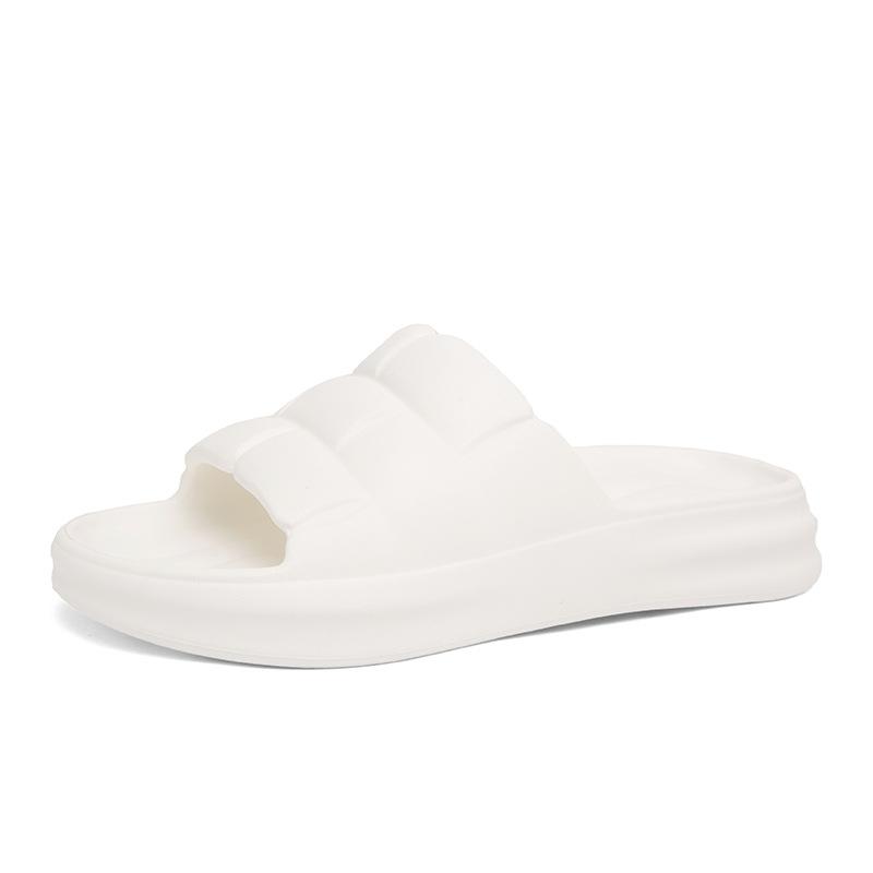 Men's Summer Fashion Open-toed Slippers Korean Version Trend Outer Wear Home Dual-purpose One-word Drag Large-size Couple Drag