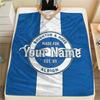 1PC Brighton Hove Albion Custom Name Patterned Flannel Blanket Suitable For All Seasons For Home Decor Warmth And Comfort Gifts Holiday Present