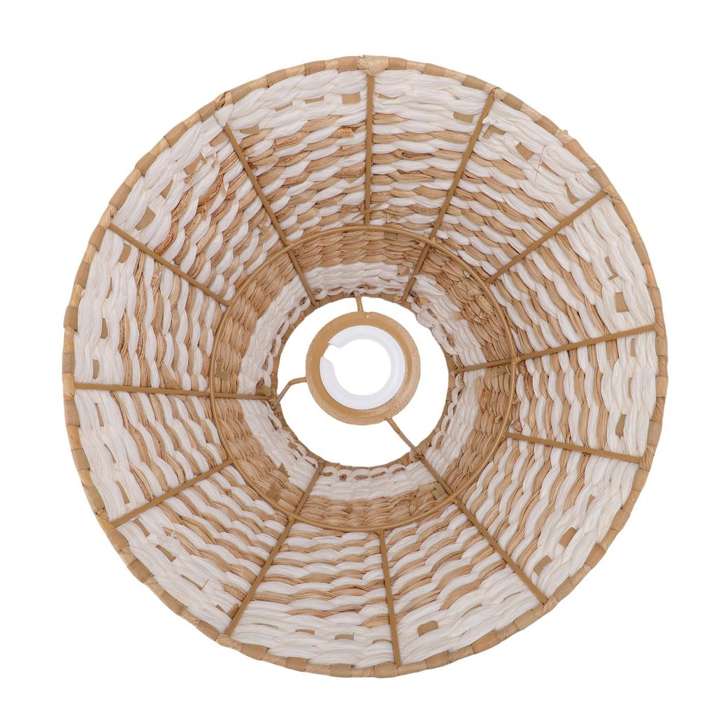 Tischlampenschirm Minimalistisch Handgefertigt Gewebter Lampenschirm für E27 E14 Tischlampe Dekoration Typ 1