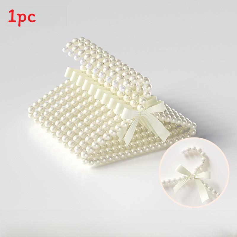 Anna Princess Dress Hangers Set With Pearl Accents For Childs Wardrobe Storage