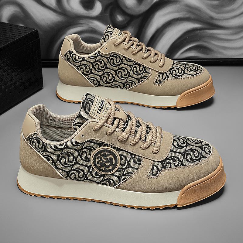 Male Sneakers Apring and Autumn Casual Sneaker Skateboard Loafers Sports and Leisure Outdoor Shoes for Men Ventilate All-match